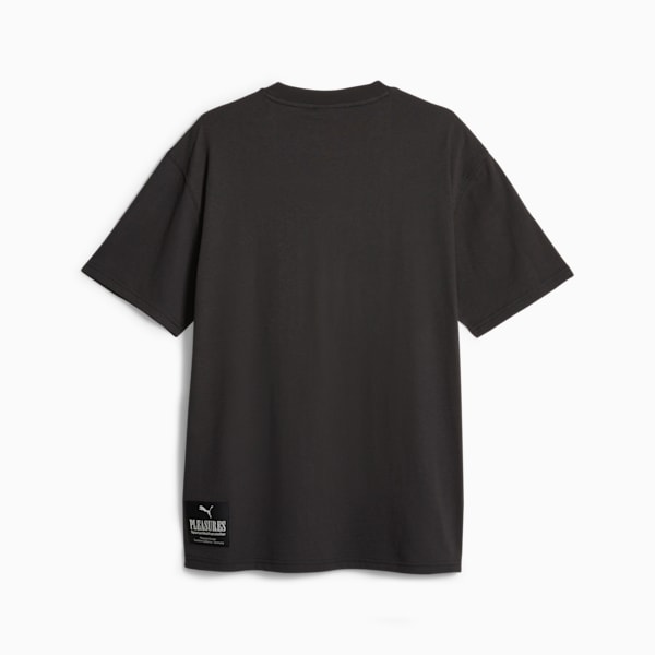PUMA x PLEASURES Men's Graphic Tee, PUMA Black, extralarge-GBR