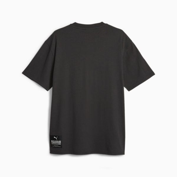 PUMA x PLEASURES Men's Graphic T-shirt, PUMA Black, extralarge-IND