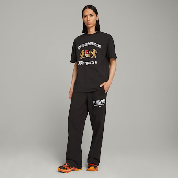 Camiseta estampada PUMA x PLEASURES para hombre, PUMA Black, extralarge