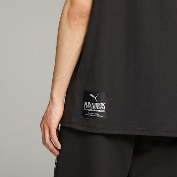 PUMA x PLEASURES Men's Graphic T-shirt, PUMA Black, extralarge-IND