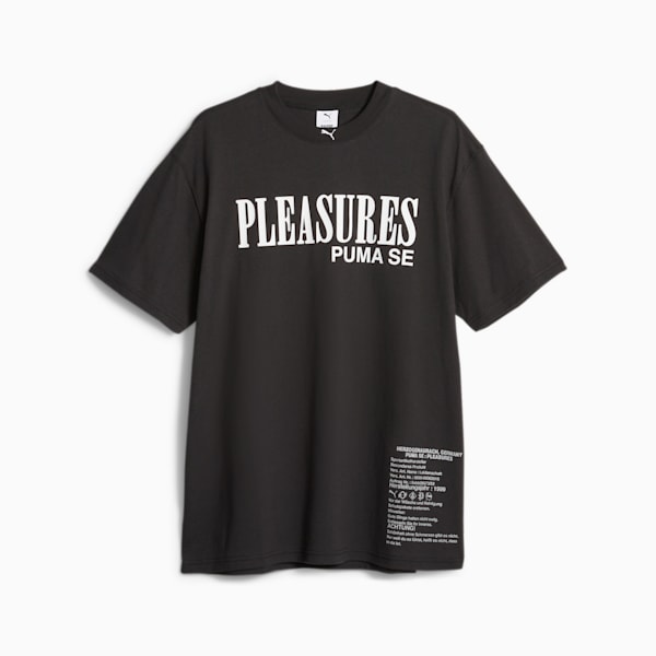 ユニセックス PUMA x PLEASURES TYPO Tシャツ, PUMA Black, extralarge-JPN