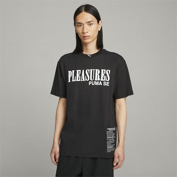 PUMA x PLEASURES Men's T-shirt, PUMA Black, extralarge-AUS