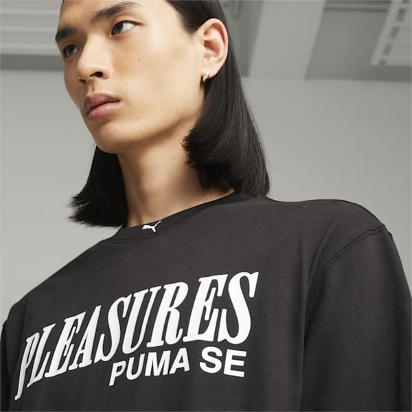 PUMA x PLEASURES Men's T-shirt, PUMA Black, extralarge-AUS