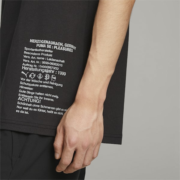 PUMA x PLEASURES Men's T-shirt, PUMA Black, extralarge-IND