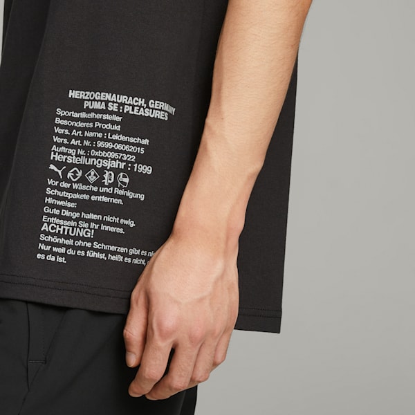 PUMA x PLEASURES Men's Tee, PUMA Black, extralarge