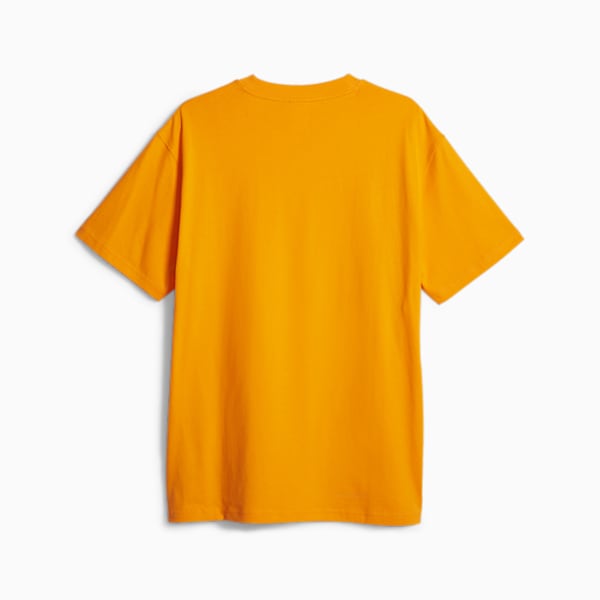 PUMA x PLEASURES Men's Tee, Orange Glo, extralarge