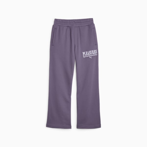PUMA x PLEASURES Men's Sweatpants, Purple Charcoal, extralarge-IND