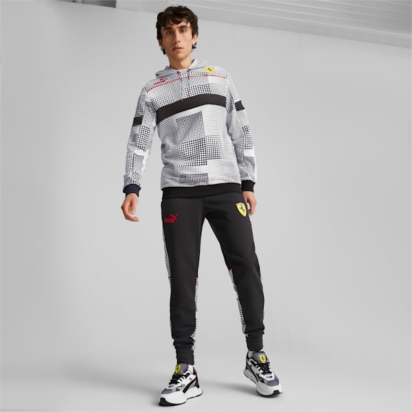 メンズ  フェラーリ レース カモ SDS フーディー スウェット, PUMA Black-AOP, extralarge-JPN