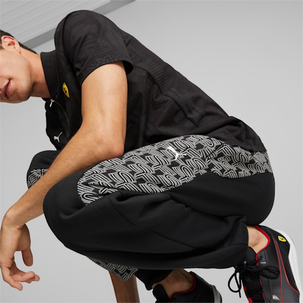 メンズ  フェラーリ レース AOP スウェット パンツ, PUMA Black-AOP, extralarge-JPN