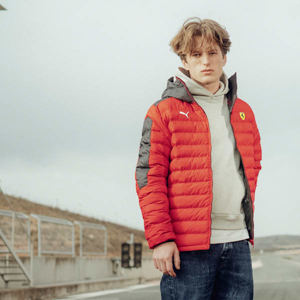 Blouson EcoLite Scuderia Ferrari Race T7, Rosso Corsa, extralarge