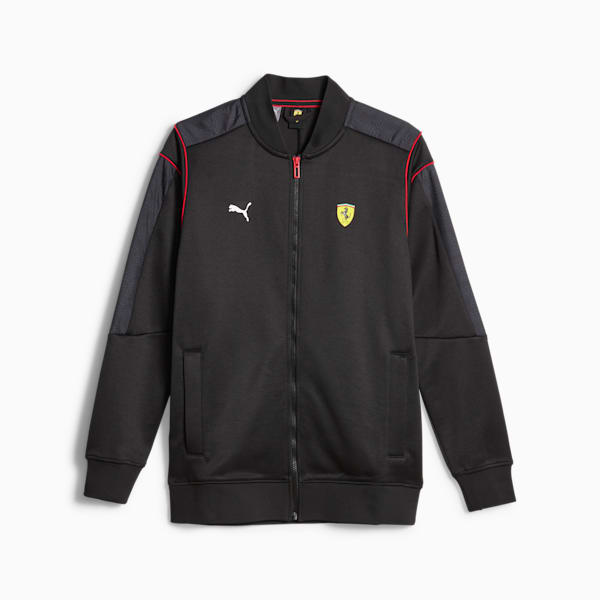Scuderia Ferrari Race MT7 Men's Track Jacket, PUMA Black, extralarge-IND