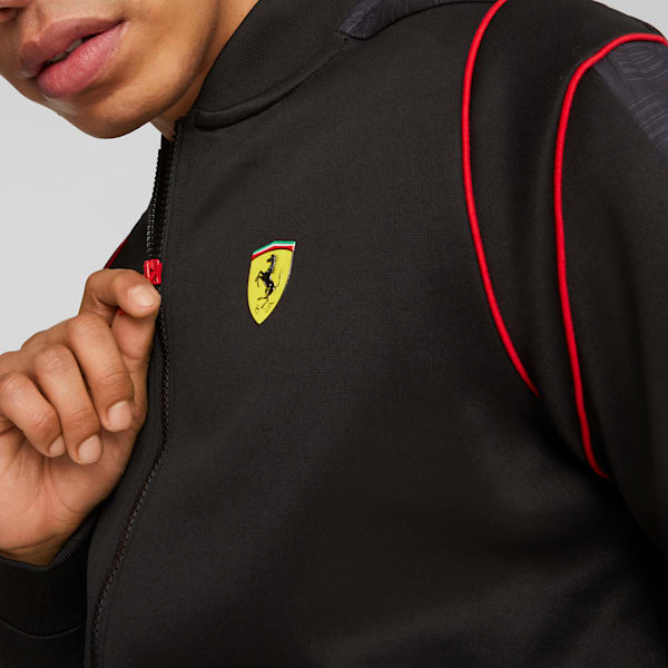 NEW MEN'S PUMA FERRARI SF HOODED SWEAT JACKET & JOG PANTS TRACKSUITS 2PCS  BLACK