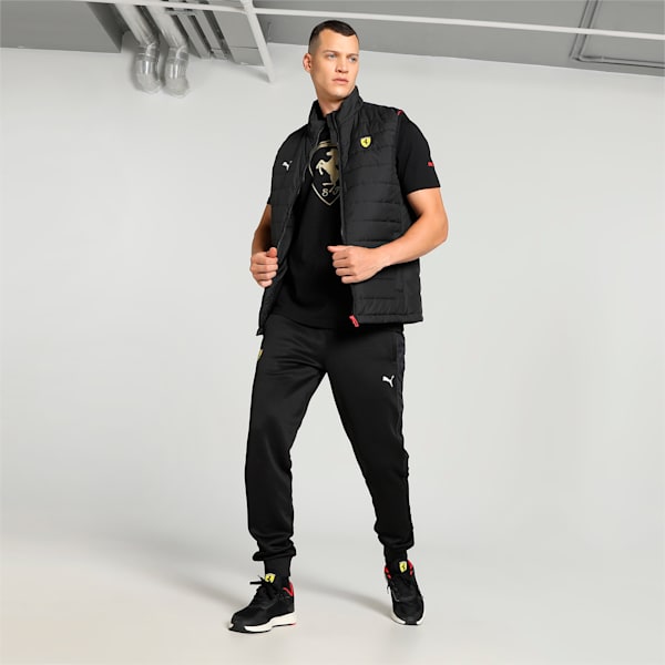 Scuderia Ferrari Race Men's Padded Vest, PUMA Black, extralarge-IND