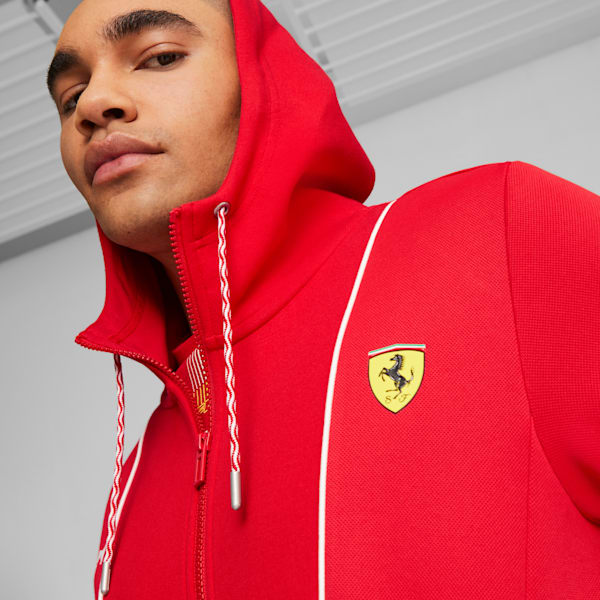 Scuderia Ferrari Race HDD Men's Sweat Jacket, Rosso Corsa, extralarge