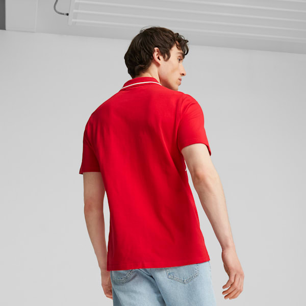 Scuderia Ferrari Men's Polo, Rosso Corsa, extralarge