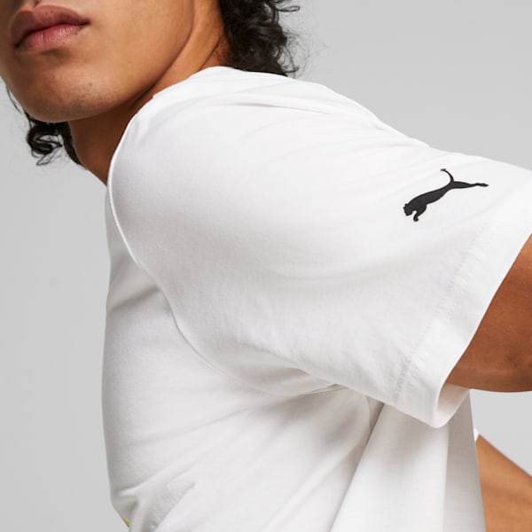 Scuderia Ferrari Race Colored Big Shield Men's Motorsport Tee, PUMA White, extralarge
