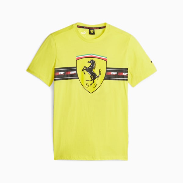 Scuderia Ferrari Men's Motorsport Tee, Speed Yellow, extralarge-IND