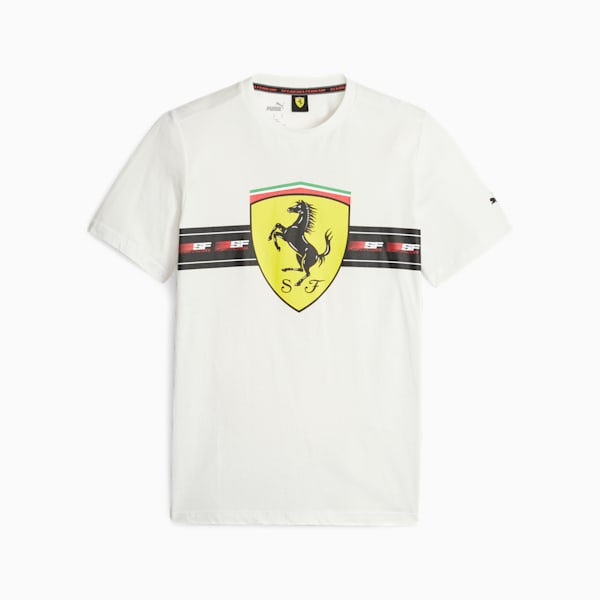 Scuderia Ferrari Men's Motorsport Tee, Warm White, extralarge