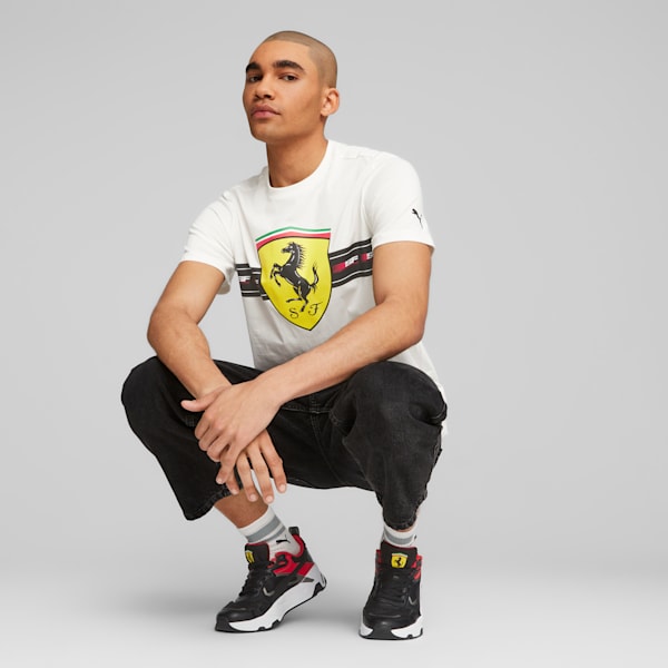 Scuderia Ferrari Men's Motorsport Tee, Warm White, extralarge