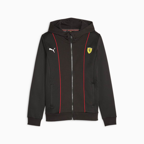 Scuderia Ferrari Race HDD Kids' Sweat Jacket, PUMA Black, extralarge