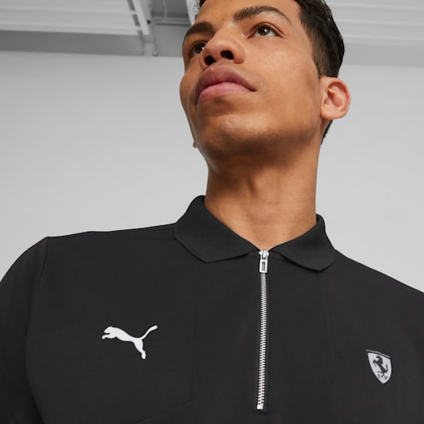 Scuderia Ferrari Style Men's Polo, PUMA Black, extralarge-IND