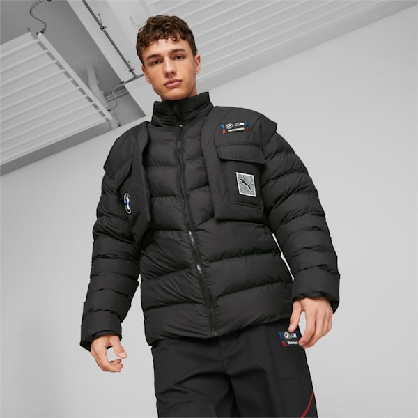 BMW M Motorsport Garage Crew Men's Jacket, PUMA Black, extralarge-IND