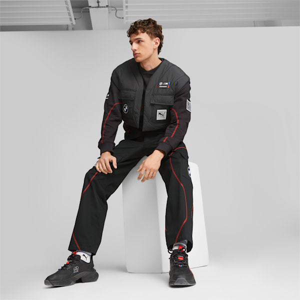 BMW M Motorsport Garage Crew Men's Jacket, PUMA Black, extralarge-GBR