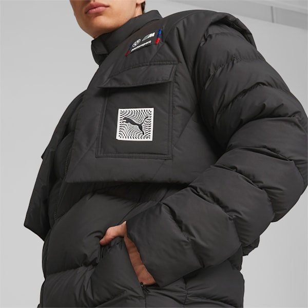 BMW M Motorsport Garage Crew Men's Jacket, PUMA Black, extralarge-GBR