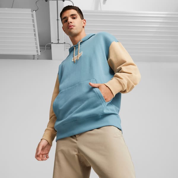 Urban outfitters pastel colour block hoodie top