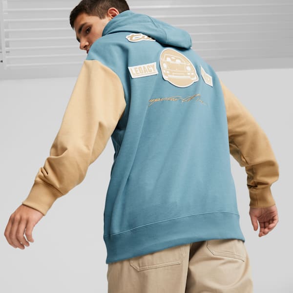 Porsche Legacy Statement Men's Hoodie, Bold Blue, extralarge