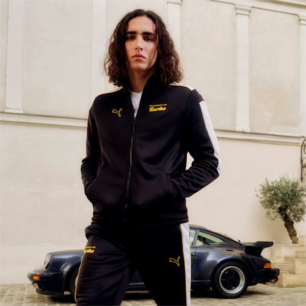 Porsche Legacy MT7 Men's Motorsport Track Jacket, PUMA Black, extralarge-IDN