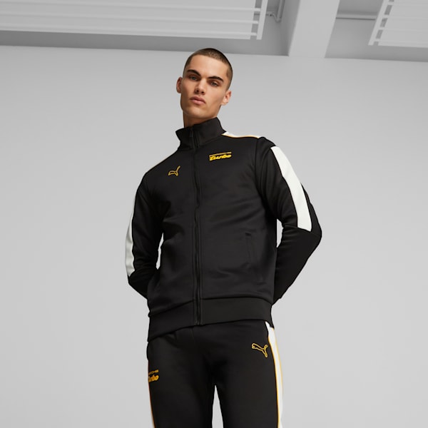 Porsche Legacy MT7 Men's Motorsport Track Jacket, PUMA Black, extralarge-IND