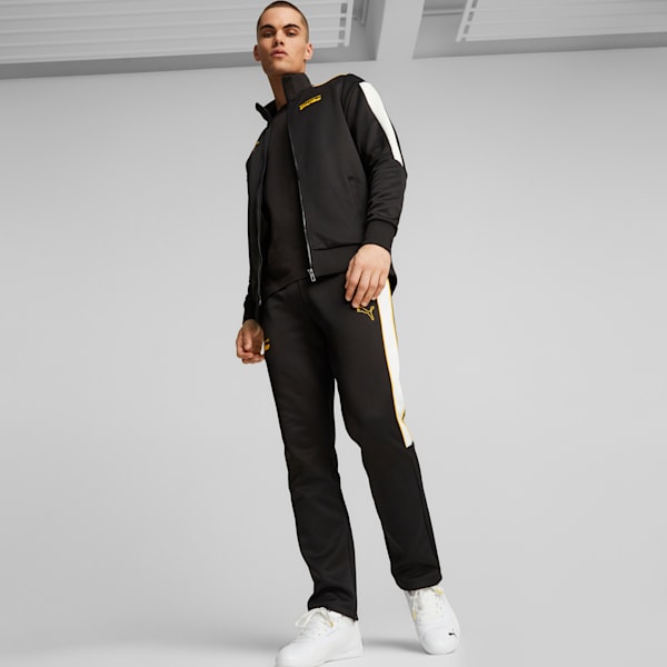 Porsche Legacy MT7 Men's Motorsport Track Jacket, PUMA Black, extralarge-IND