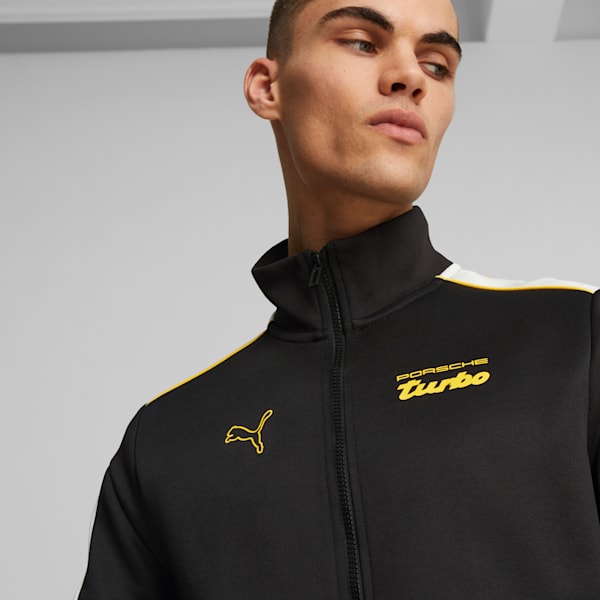Porsche Legacy MT7 Men's Motorsport Track Jacket, PUMA Black, extralarge-IND