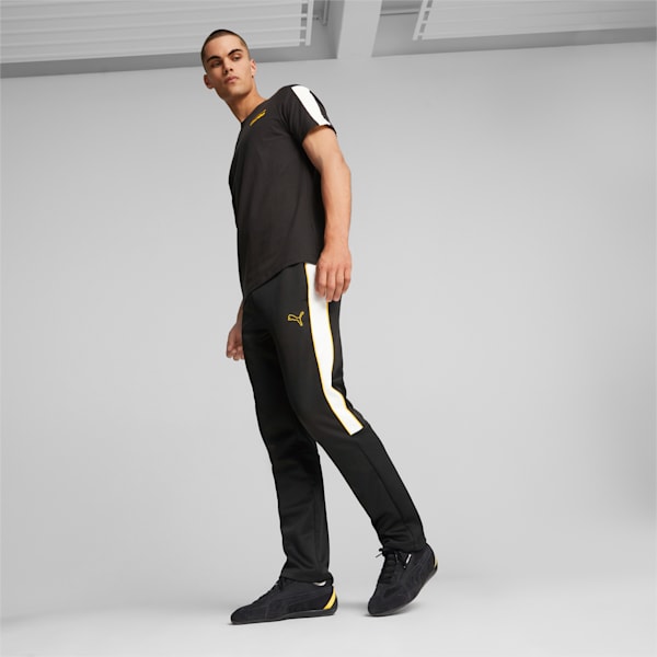 Porsche Legacy MT7 Men's Motorsport Track Pants, PUMA Black, extralarge-IDN