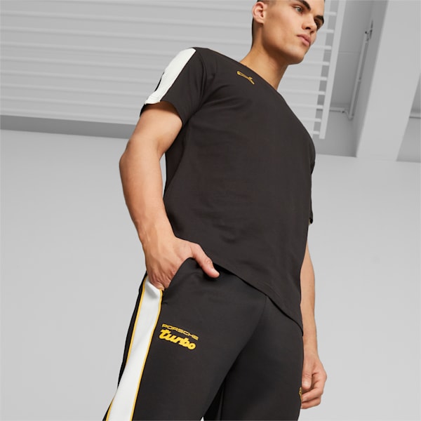 Porsche Legacy MT7 Men's Motorsport Track Pants, PUMA Black, extralarge-IDN