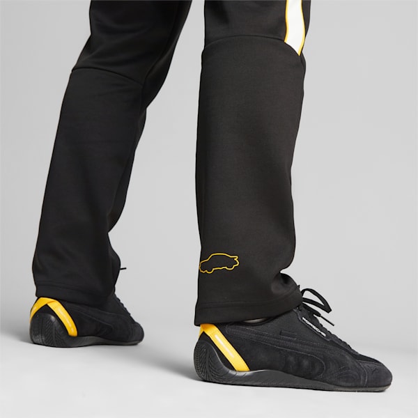 Porsche Legacy MT7 Men's Motorsport Track Pants, PUMA Black, extralarge-IDN