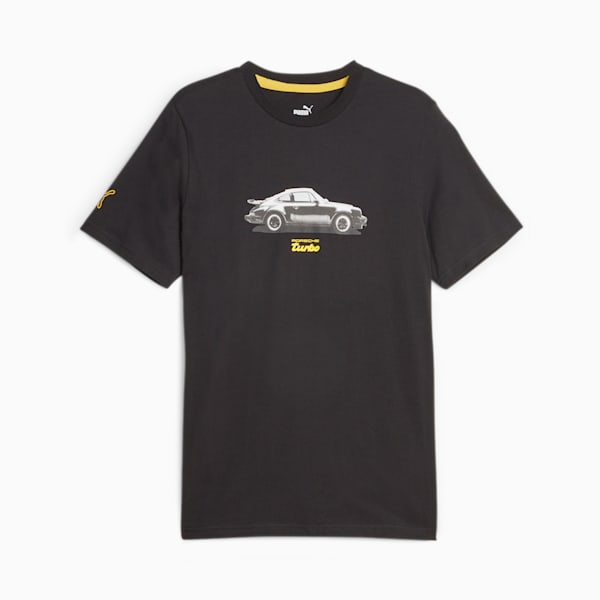 Porsche Legacy Men's Motorsport T-shirt, PUMA Black, extralarge-IND