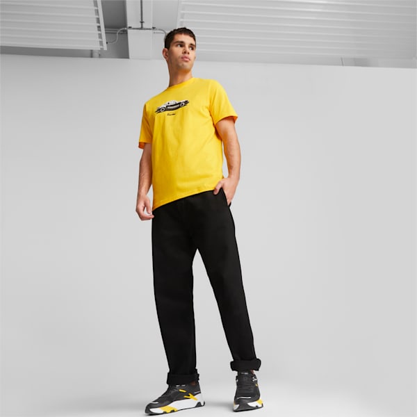 T-shirt de sports motorisés Porsche Legacy Homme, Sport Yellow, extralarge