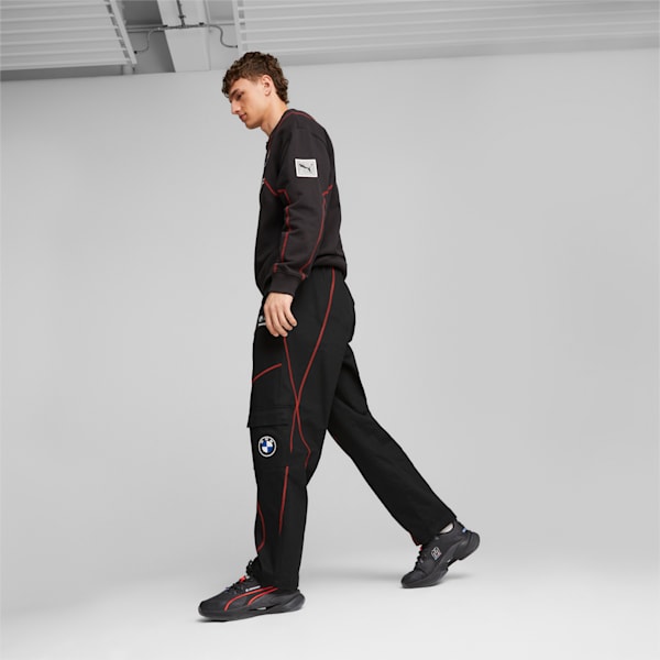 BMW M Motorsport Garage Crew Pants, PUMA Black, extralarge-GBR