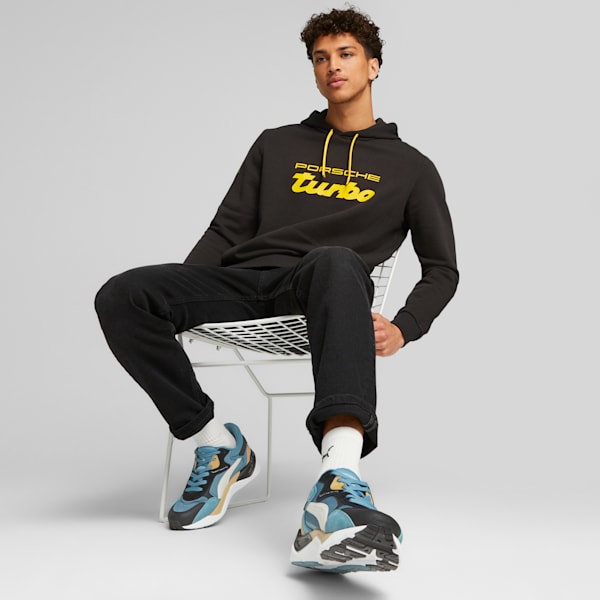 Porsche Legacy Men's Motorsport Hoodie, PUMA Black, extralarge-IND