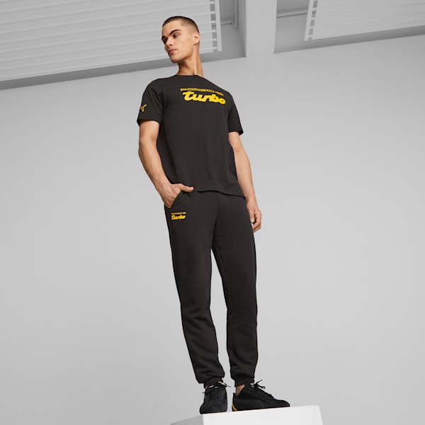 Porsche Legacy Men's Motorsport Sweat Pants, PUMA Black, extralarge-IND