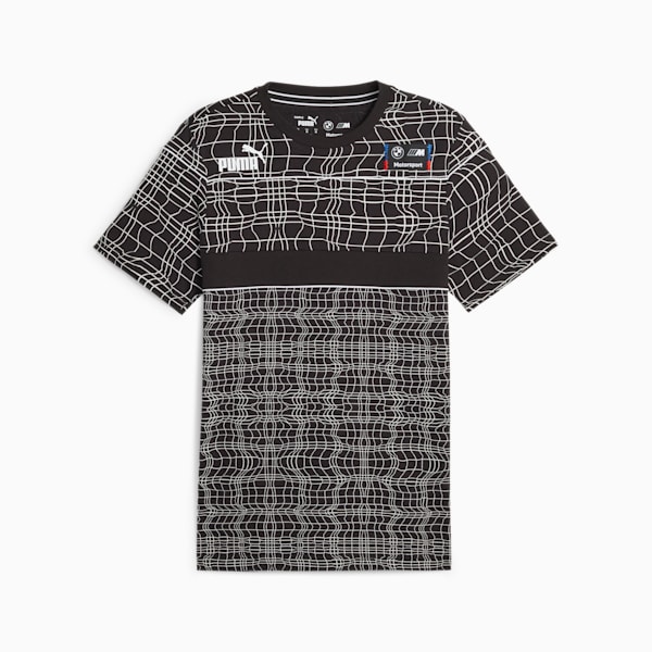 BMW M Motorsport Camo SDS Men's Tee, PUMA Black-AOP, extralarge-IND