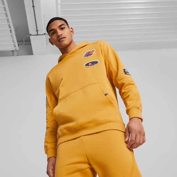 BMW M Motorsport Men's Statement Hoodie, Amber, extralarge