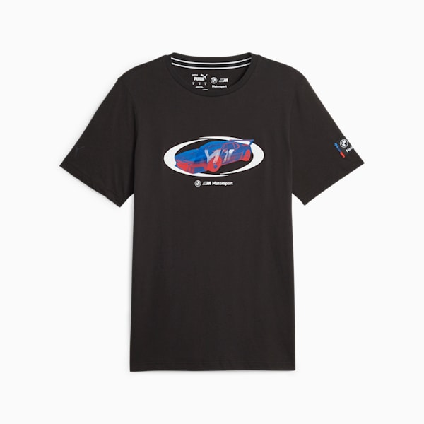 BMW M Motorsport Men's Statement Car Tee, PUMA Black, extralarge