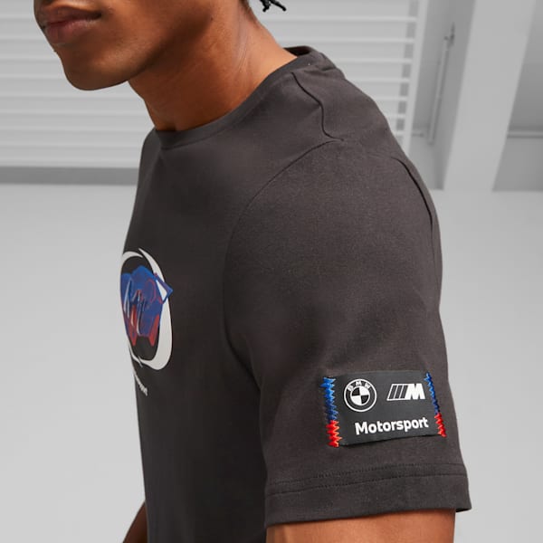 BMW M Motorsport Men's Statement Car Tee, PUMA Black, extralarge