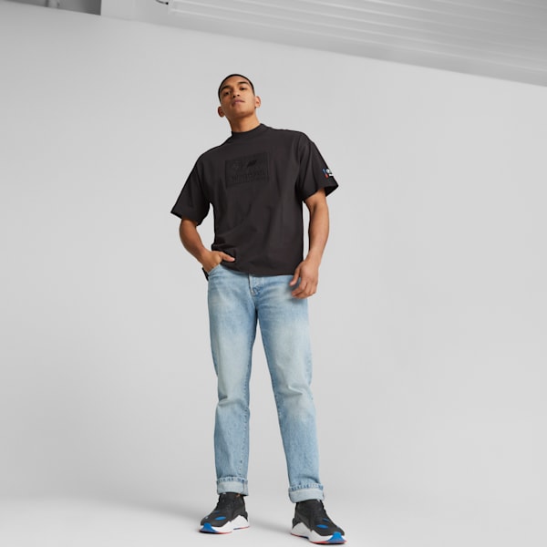 BMW M Motorsport Statement Logo Men's Tee, PUMA Black, extralarge