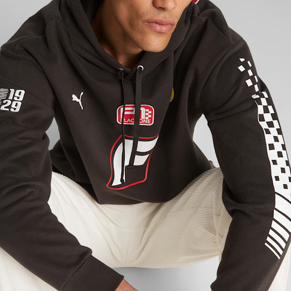 Sudadera con capucha Scuderia Ferrari Race Garage Crews para hombre, PUMA Black, extralarge