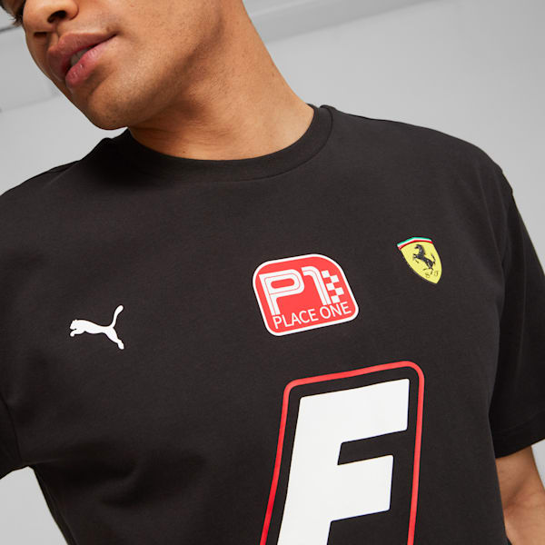 Playera Scuderia Ferrari Race Garage Crews para hombre, PUMA Black, extralarge