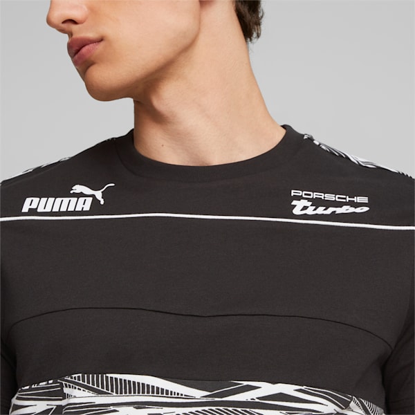 Porsche Legacy Men's Camo SDS Motorsport Men's T-shirt, PUMA Black, extralarge-IND